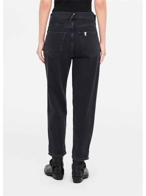 Jeans boyfriend con tasca matelassé LIU JO | UF5125D4927/87456